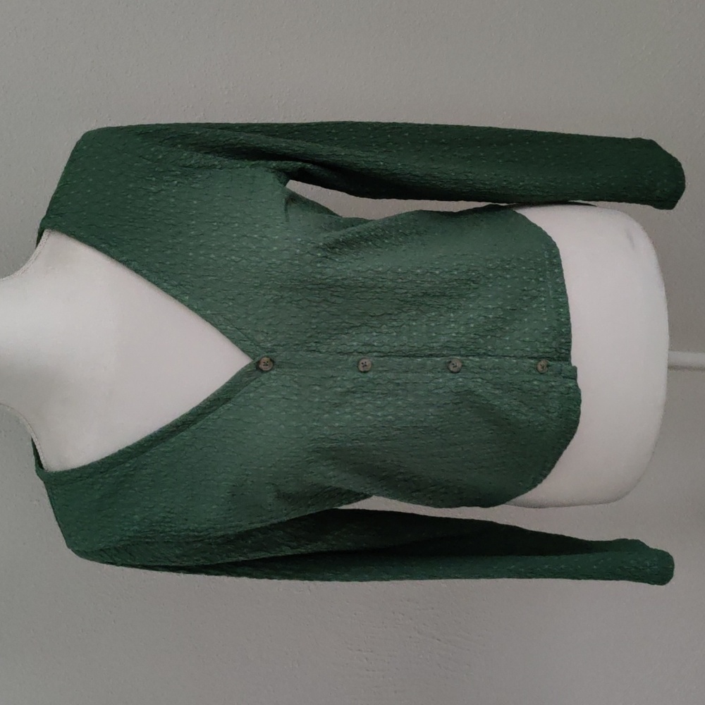 Madewell Crinkled Textured Button Down Cardigan